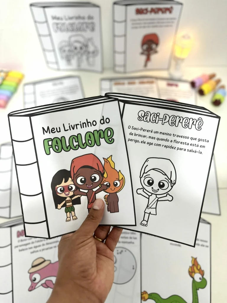 Livrinho do Folclore para Ler e Colorir — foto 7