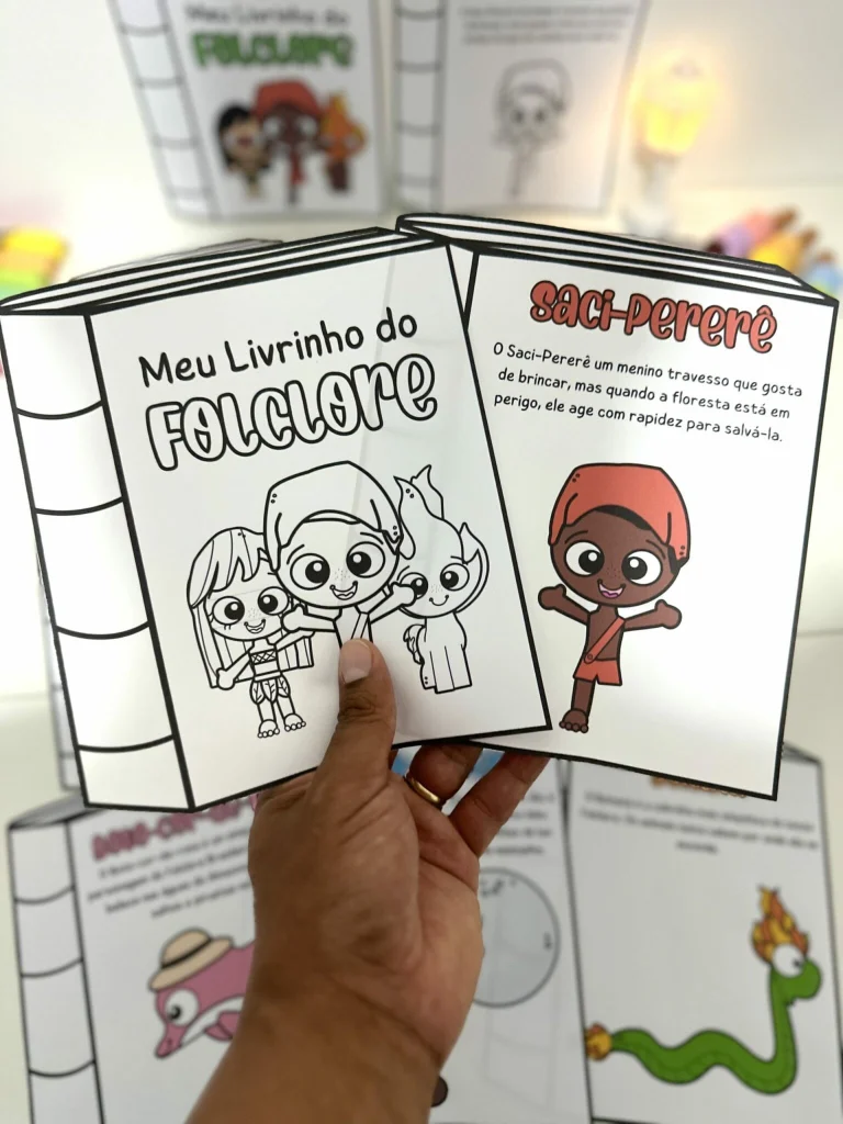 Livrinho do Folclore para Ler e Colorir — foto 8