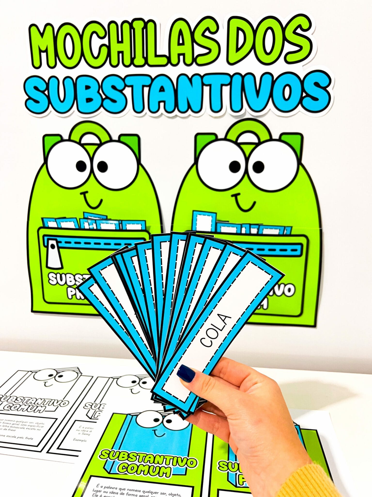 Mochilas dos Substantivos - Gramática