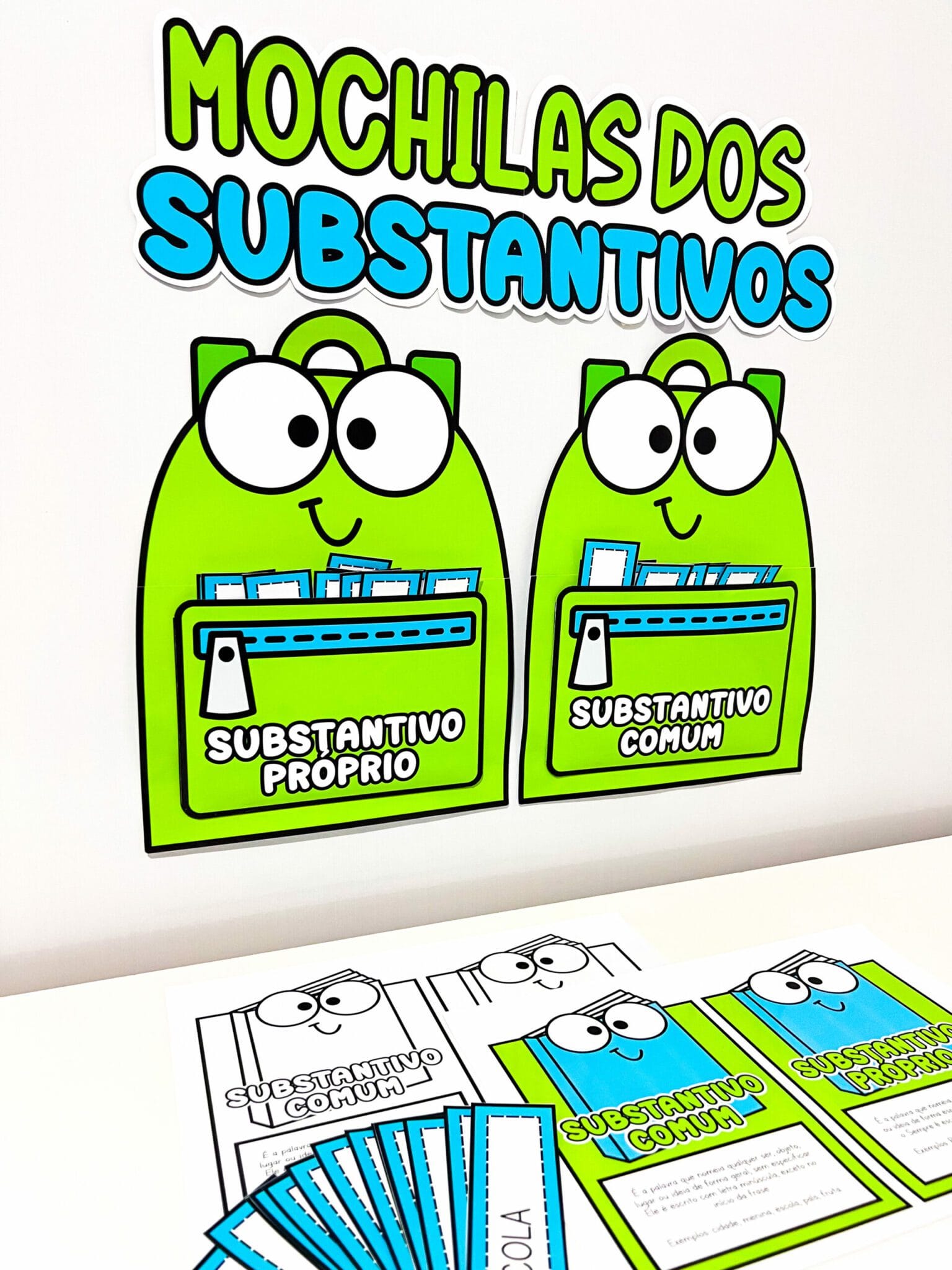 Mochilas dos Substantivos - Gramática