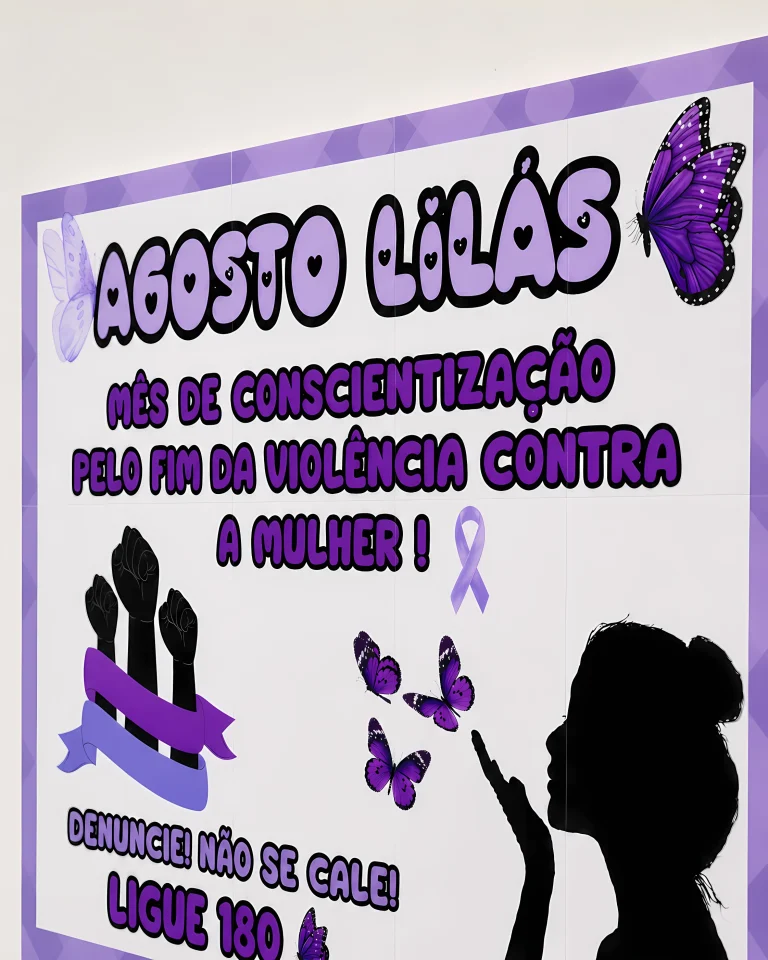 Painel Agosto Lilás de Conscientização — foto 3