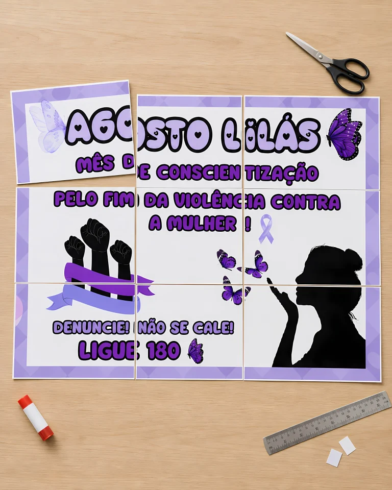 Painel Agosto Lilás de Conscientização — foto 6
