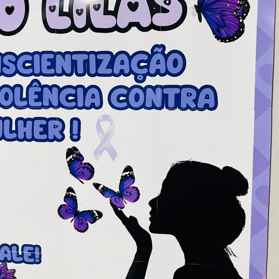Painel - Agosto Lilás - Agosto Lilás - Pedagogia de Ideias Painel - Agosto Lilás - Agosto Lilás