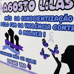 Painel - Agosto Lilás - Agosto Lilás