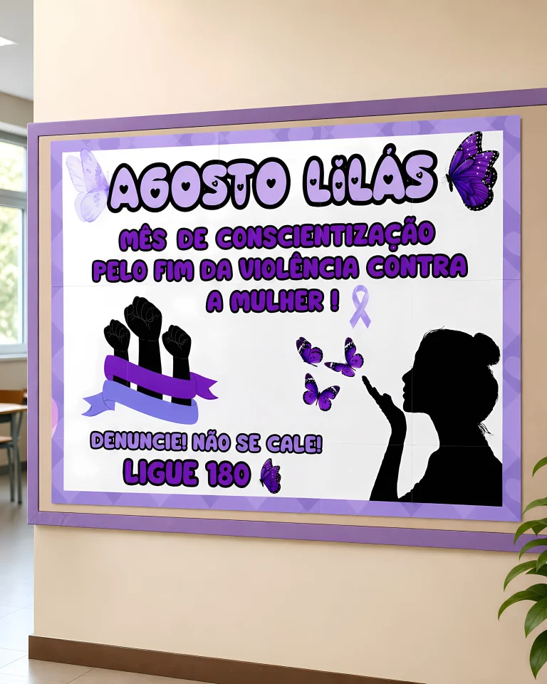 Painel Agosto Lilás de Conscientização — foto 7
