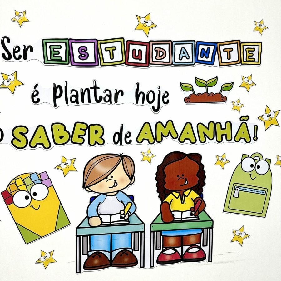 Painel Decorativo – Dia do Estudante - Dia do Estudante - Pedagogia de Ideias Painel Decorativo – Dia do Estudante - Dia do Estudante