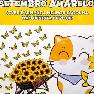 Painel e Cartão - Setembro Amarelo - Setembro Amarelo - Pedagogia de Ideias Painel e Cartão - Setembro Amarelo - Setembro Amarelo