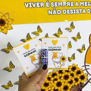 Painel e Cartão - Setembro Amarelo - Setembro Amarelo - Pedagogia de Ideias Painel e Cartão - Setembro Amarelo - Setembro Amarelo