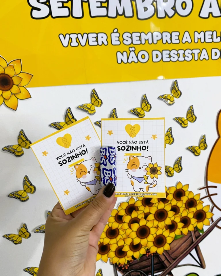 Painel e Cartão Setembro Amarelo — foto 10