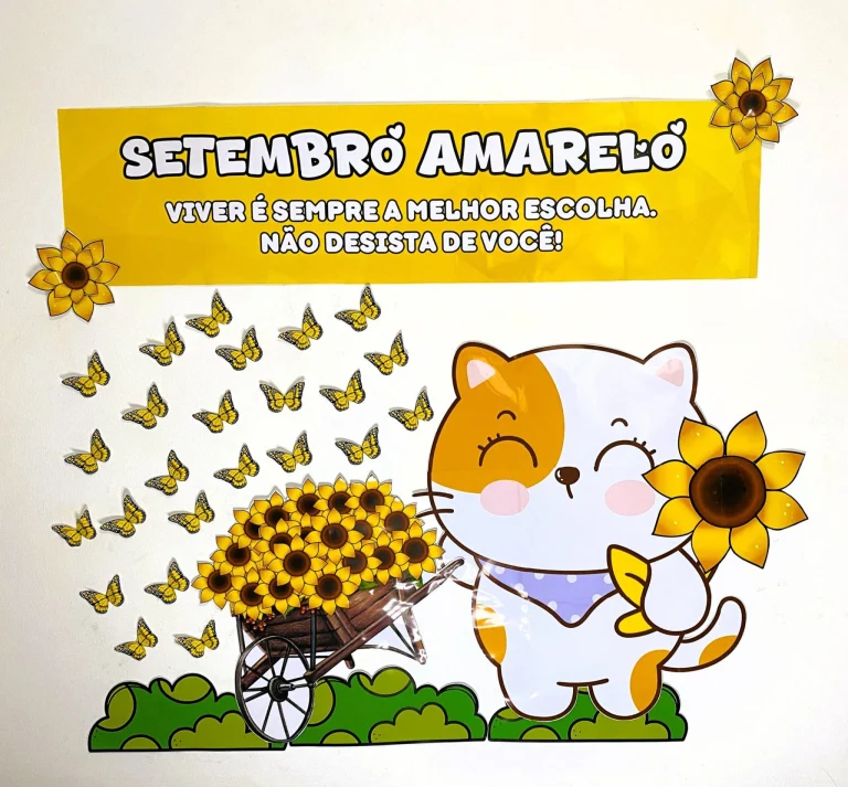 Painel e Cartão Setembro Amarelo — foto 9