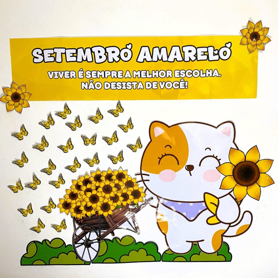 Painel e Cartão - Setembro Amarelo - Setembro Amarelo - Pedagogia de Ideias Painel e Cartão - Setembro Amarelo - Setembro Amarelo