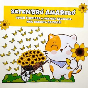 Painel e Cartão - Setembro Amarelo - Setembro Amarelo - Pedagogia de Ideias Painel e Cartão - Setembro Amarelo - Setembro Amarelo