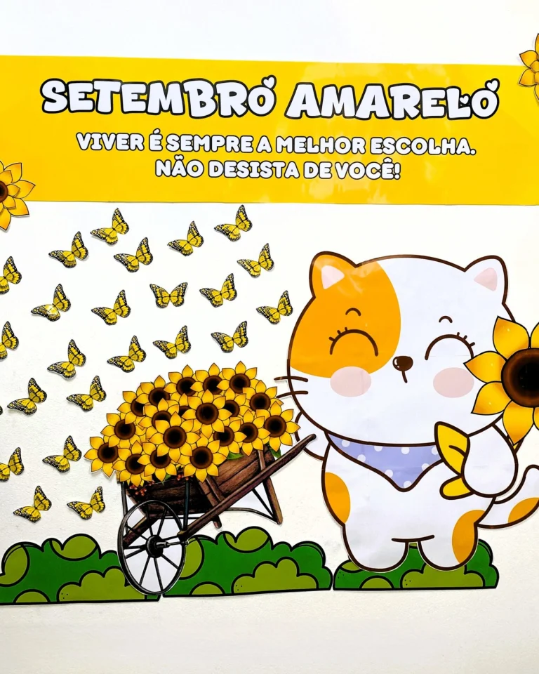 Painel e Cartão Setembro Amarelo — foto 2
