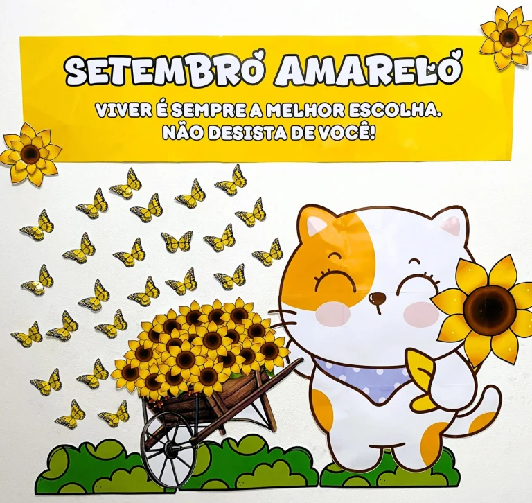 Painel e Cartão Setembro Amarelo — foto 1