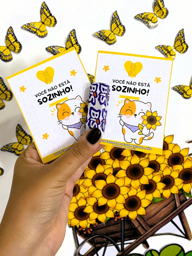 Painel e Cartão Setembro Amarelo — foto 5