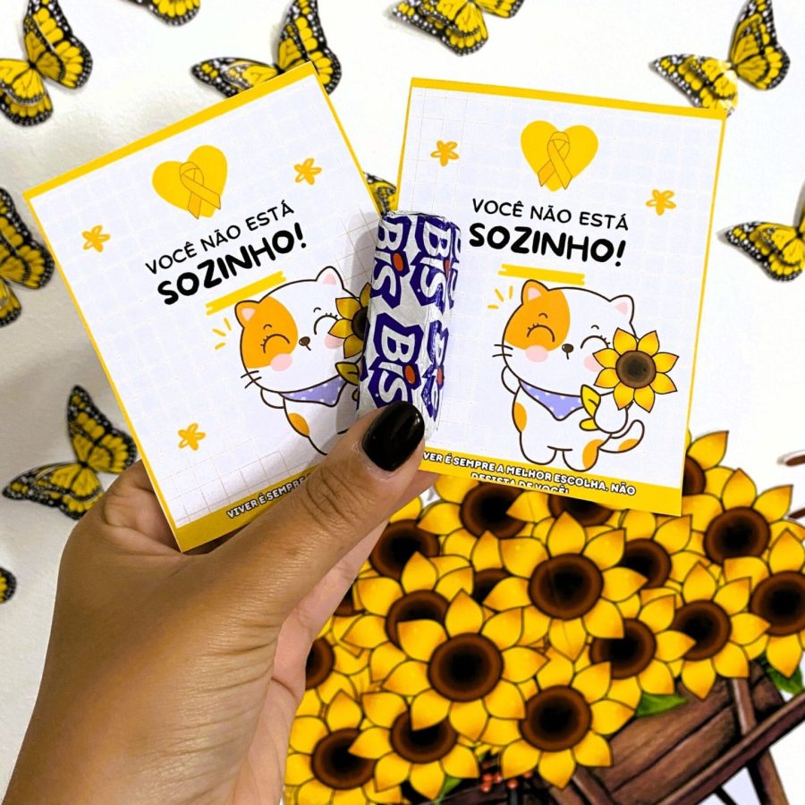 Painel e Cartão - Setembro Amarelo - Setembro Amarelo - Pedagogia de Ideias Painel e Cartão - Setembro Amarelo - Setembro Amarelo