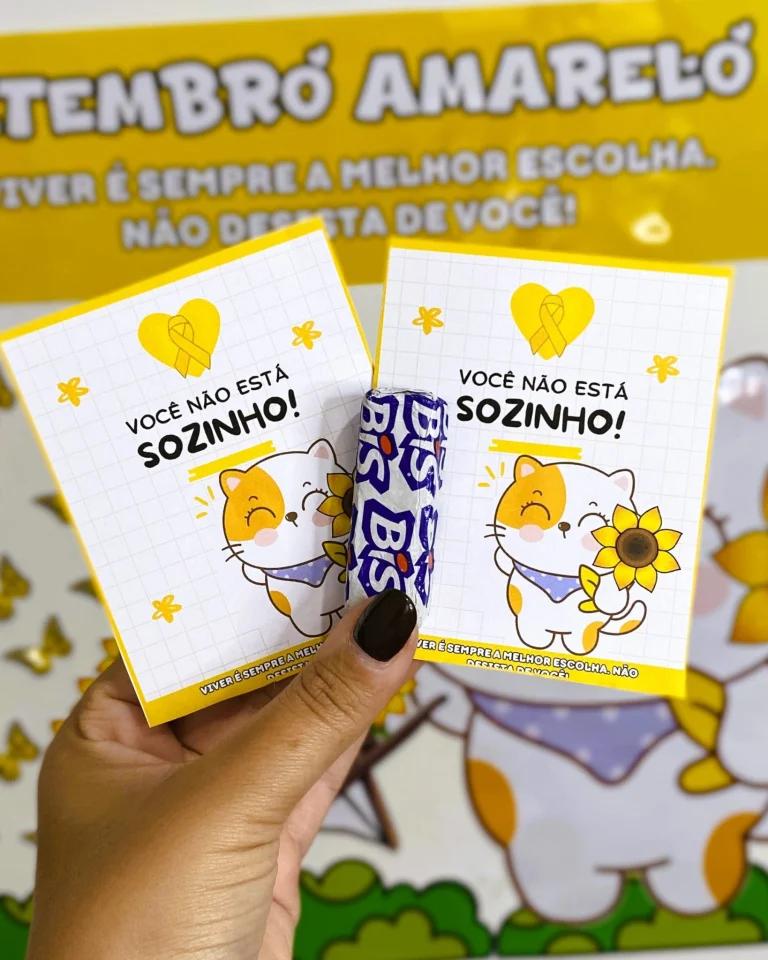 Painel e Cartão Setembro Amarelo — foto 4