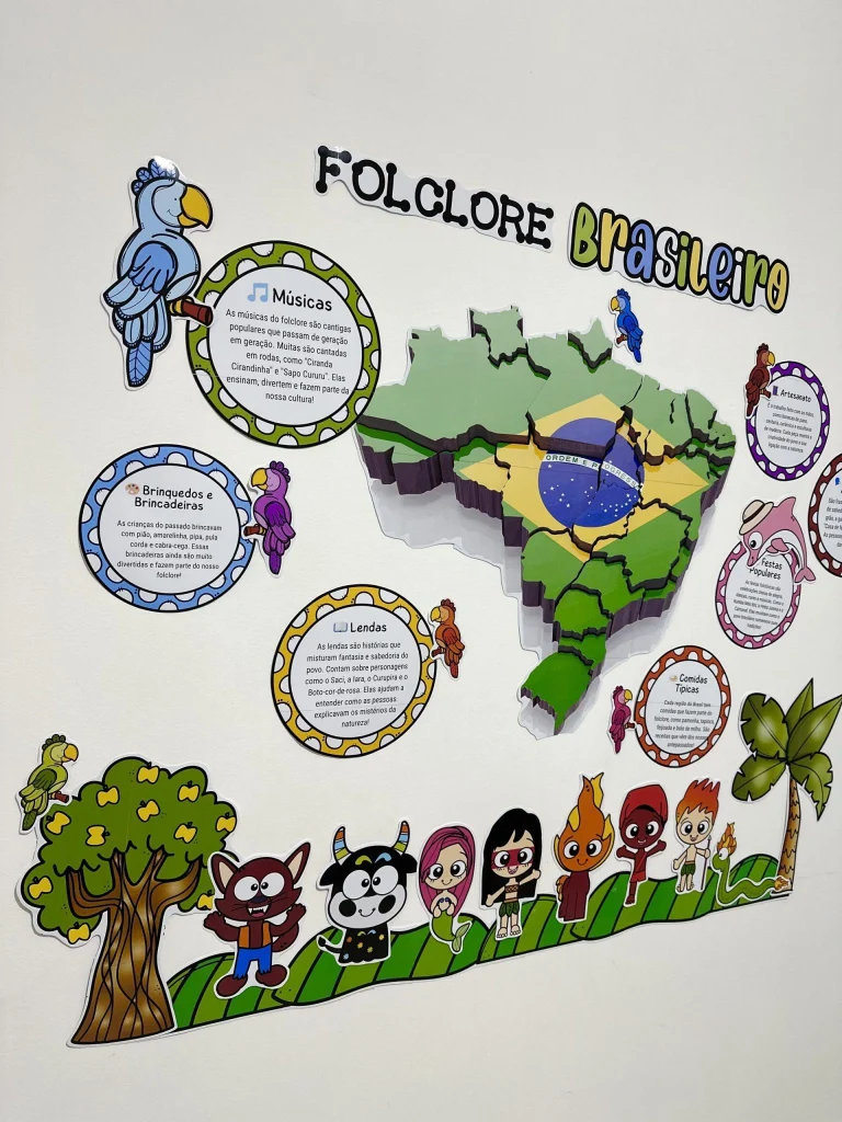 Painel Folclore Brasileiro Colorido — foto 4