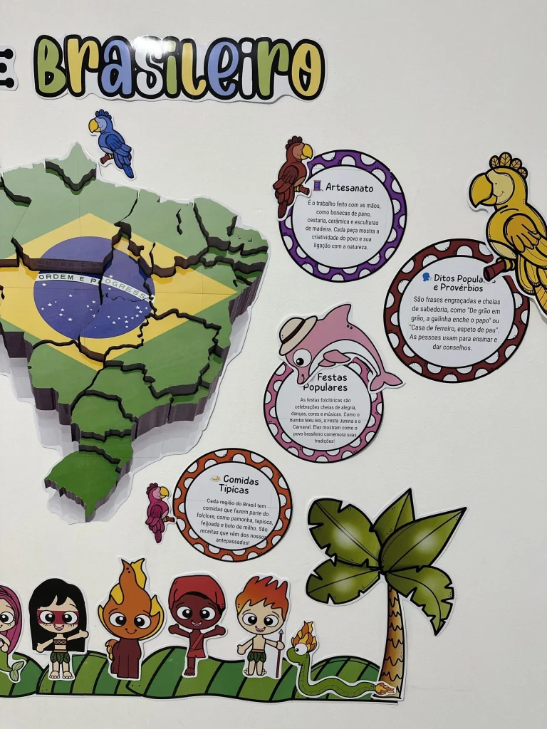 Painel Folclore Brasileiro Colorido — foto 16