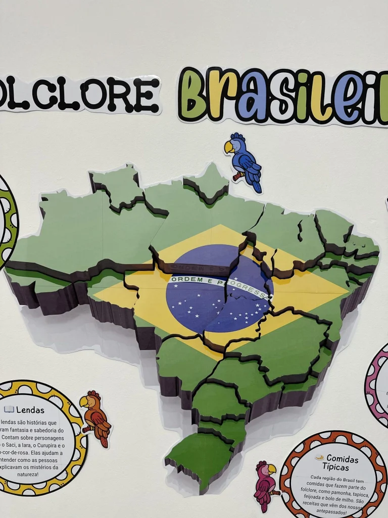 Painel Folclore Brasileiro Colorido — foto 9