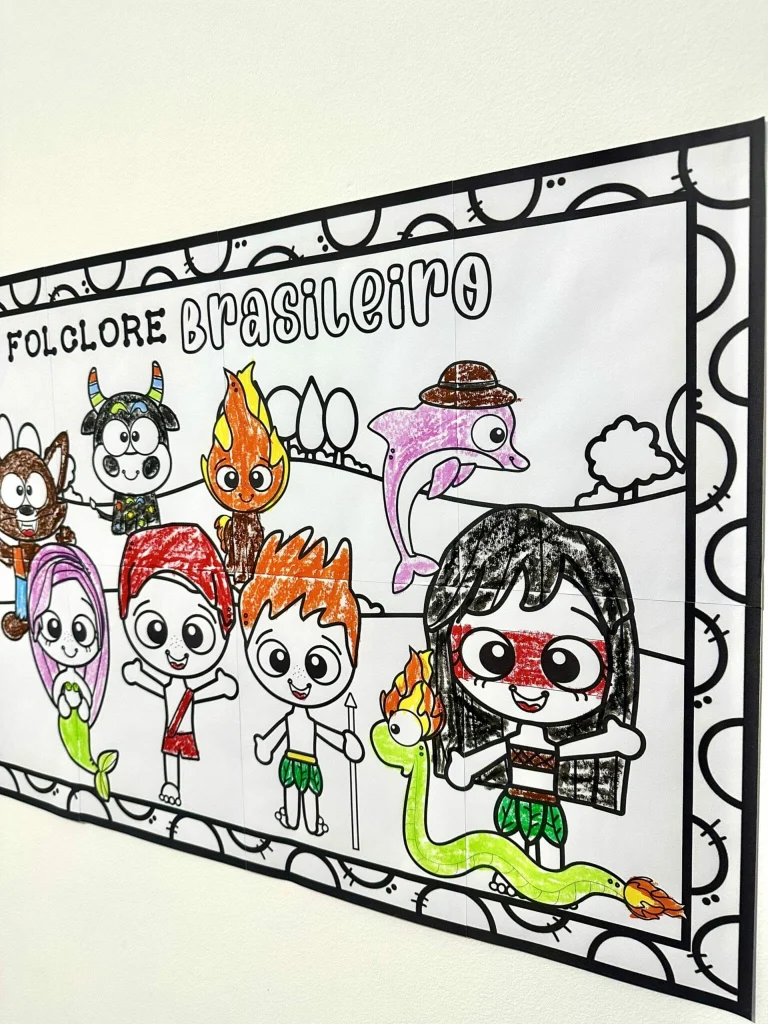Painel para Colorir Folclore Brasileiro — foto 10