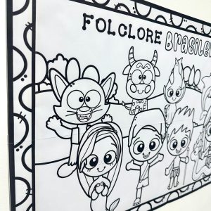 Painel para Colorir – Folclore Brasileiro - Folclore Brasileiro - Pedagogia de Ideias Painel para Colorir – Folclore Brasileiro - Folclore Brasileiro
