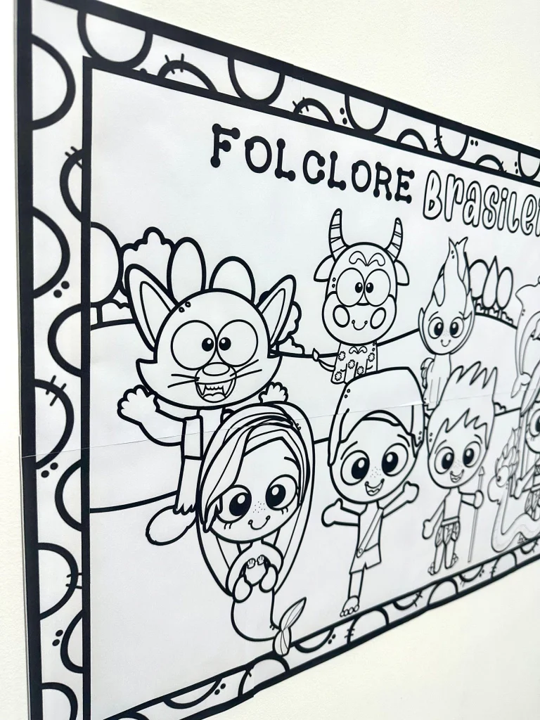 Painel para Colorir Folclore Brasileiro — foto 4