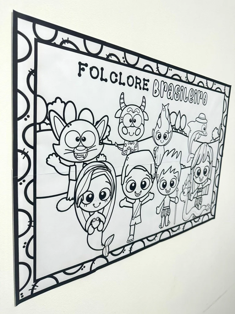 Painel para Colorir Folclore Brasileiro — foto 6