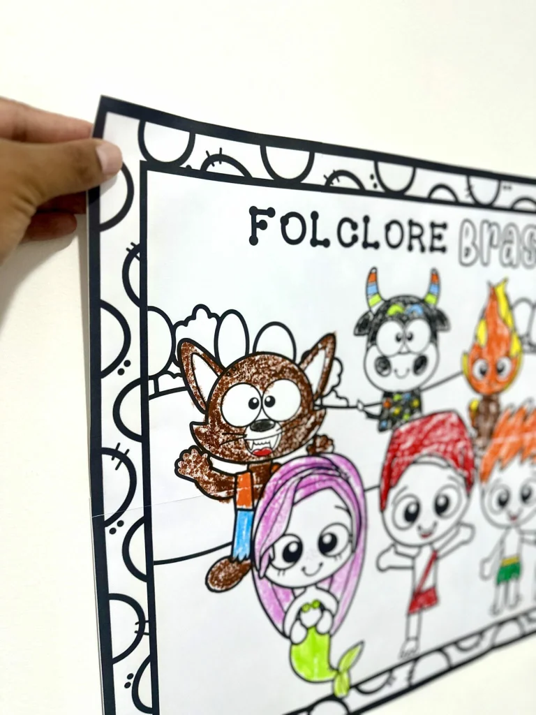 Painel para Colorir Folclore Brasileiro — foto 7