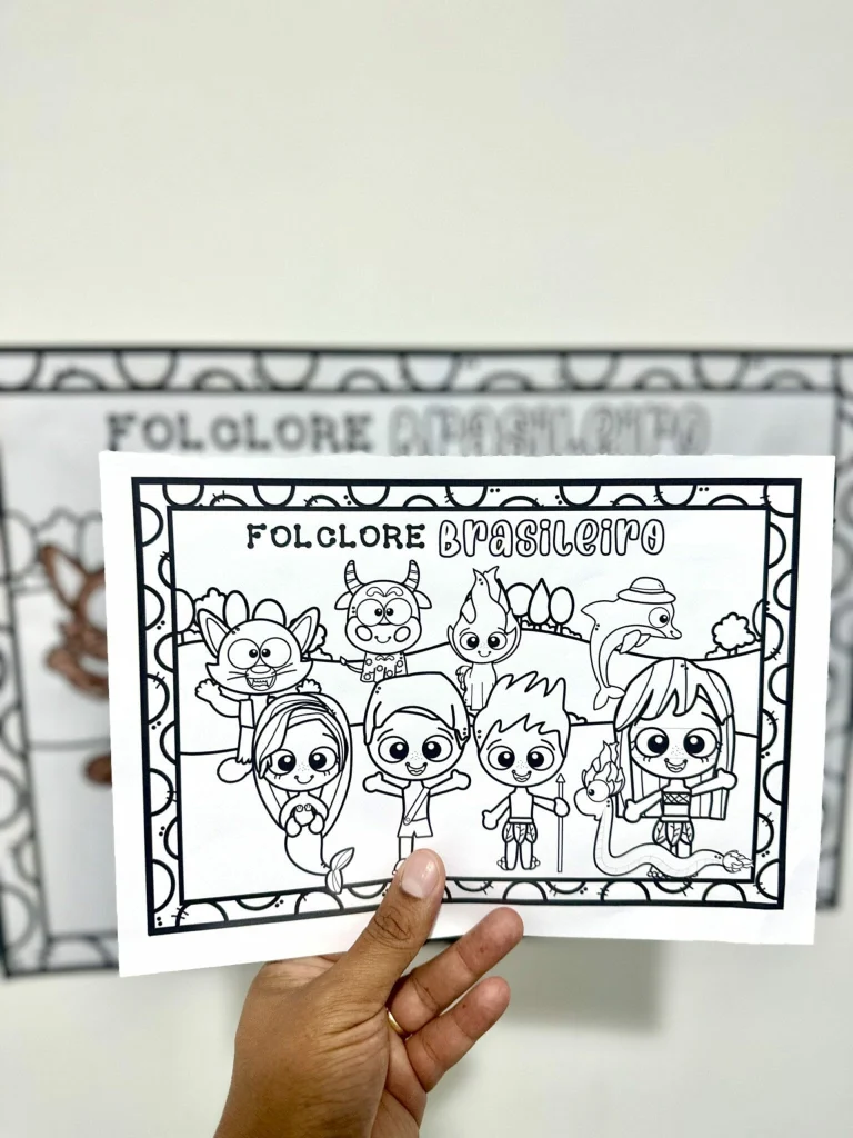 Painel para Colorir Folclore Brasileiro — foto 8