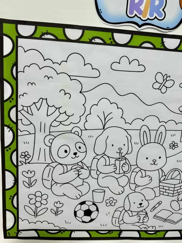 Painel para Colorir Volta às Aulas — foto 2