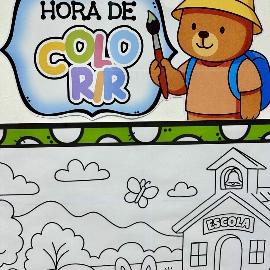 Painel para Colorir – Volta às Aulas - Volta às Aulas - Pedagogia de Ideias Painel para Colorir – Volta às Aulas - Volta às Aulas