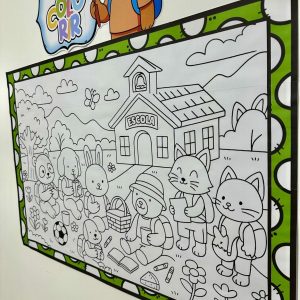 Painel para Colorir – Volta às Aulas - Volta às Aulas - Pedagogia de Ideias Painel para Colorir – Volta às Aulas - Volta às Aulas