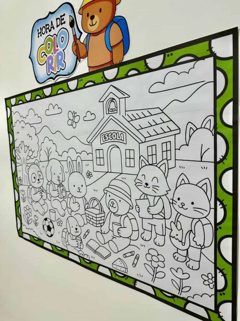 Painel para Colorir Volta às Aulas — foto 7