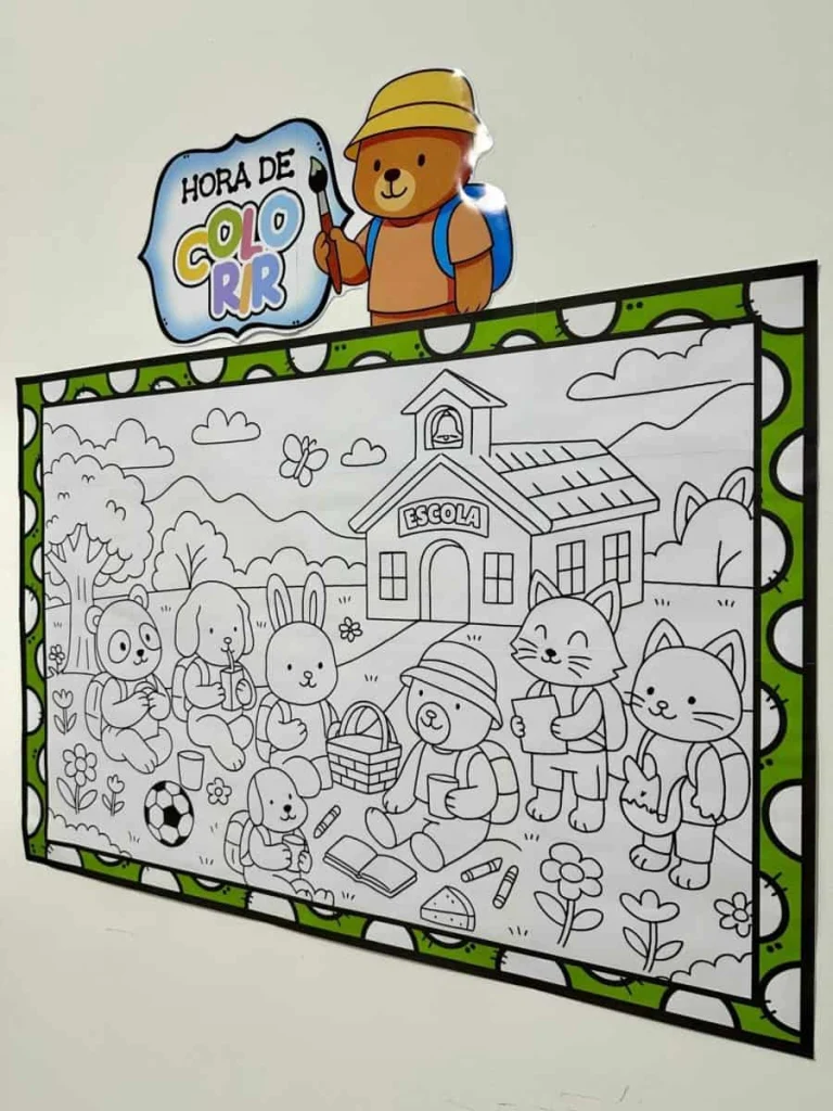Painel para Colorir Volta às Aulas — foto 5
