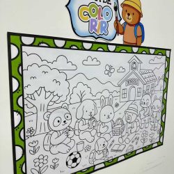 Painel para Colorir – Volta às Aulas - Volta às Aulas