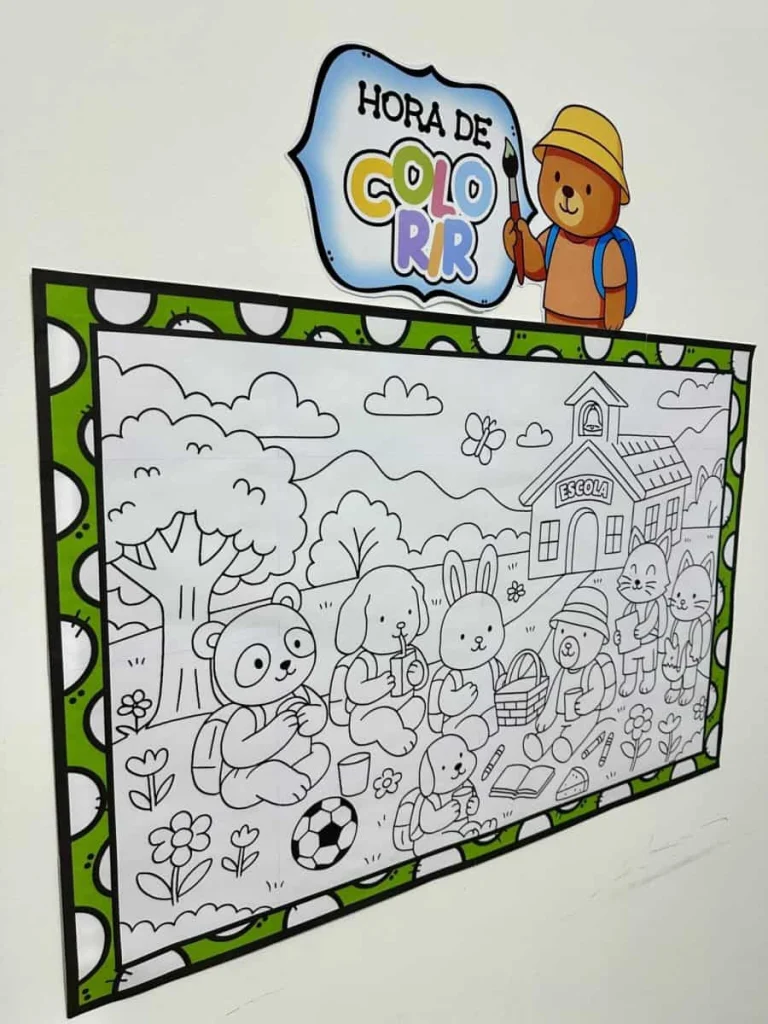 Painel para Colorir Volta às Aulas — foto 4