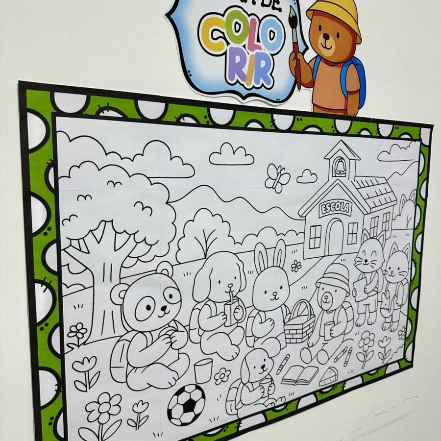 Painel para Colorir – Volta às Aulas - Volta às Aulas - Pedagogia de Ideias Painel para Colorir – Volta às Aulas - Volta às Aulas