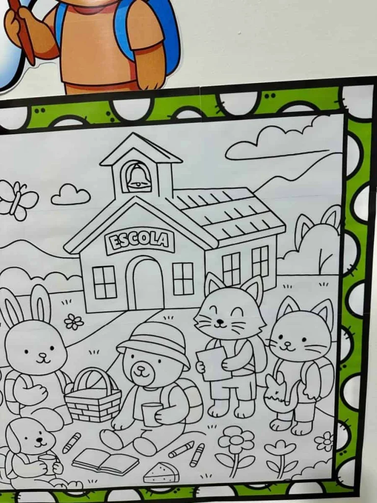 Painel para Colorir Volta às Aulas — foto 3