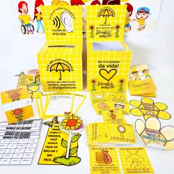 Material educativo sobre prevenção ao suicídio para Setembro Amarelo.