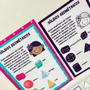 Sólidos Geométricos – Cartaz, Figuras e Atividades - Matemática - Pedagogia de Ideias Sólidos Geométricos – Cartaz, Figuras e Atividades - Matemática