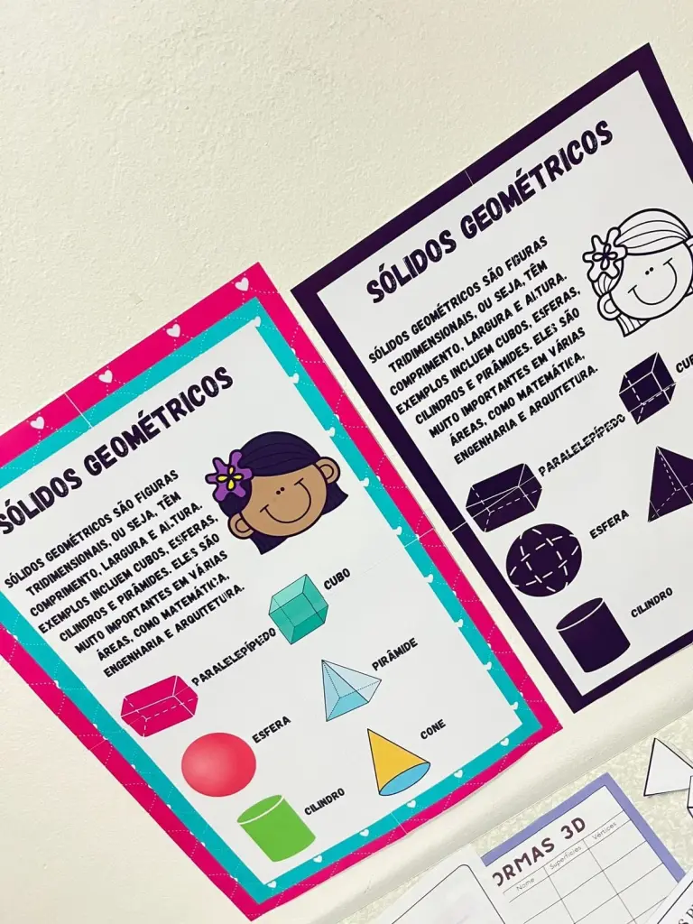 Kit Sólidos Geométricos com Cartaz e Atividades — foto 5