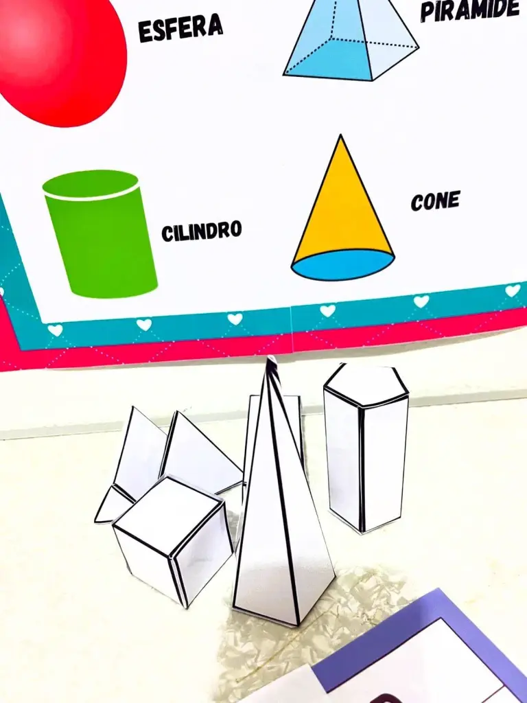 Kit Sólidos Geométricos com Cartaz e Atividades — foto 8