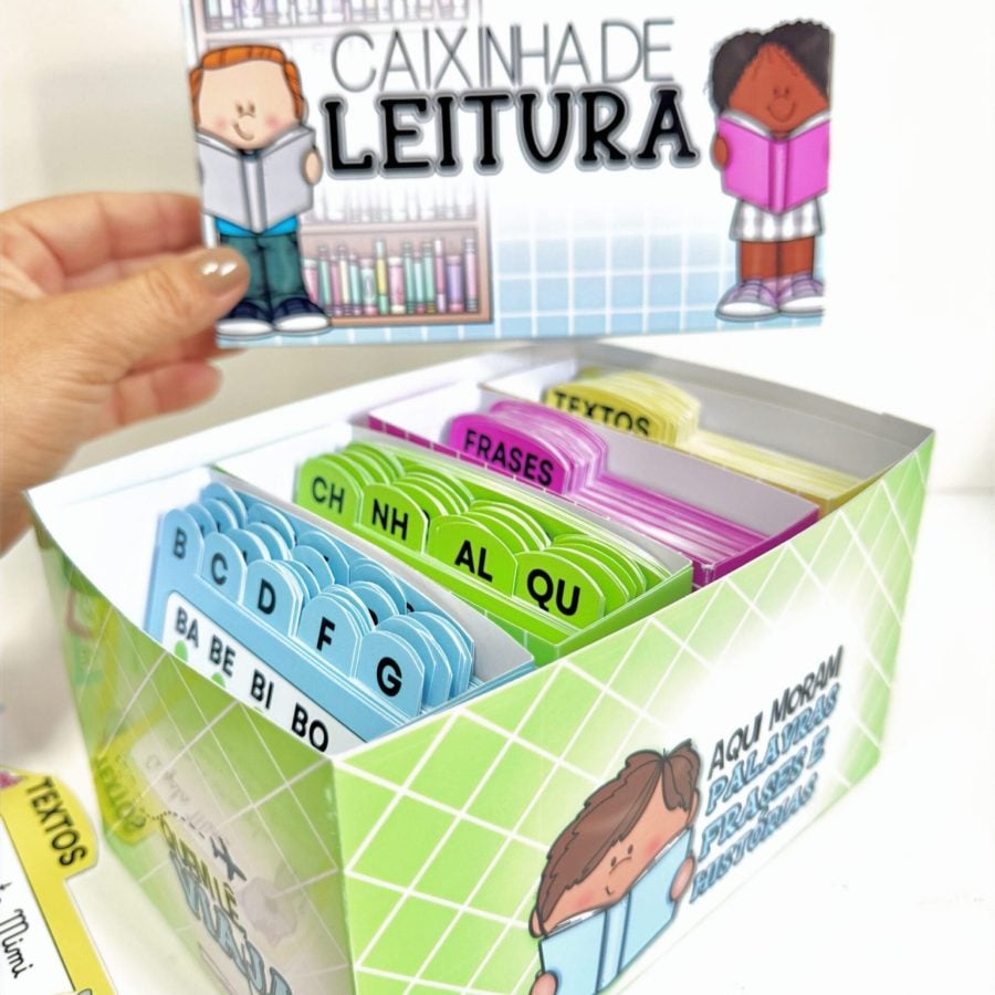 Caixinha de Leitura - Consciência Fonológica - Pedagogia de Ideias Caixinha de Leitura - Consciência Fonológica