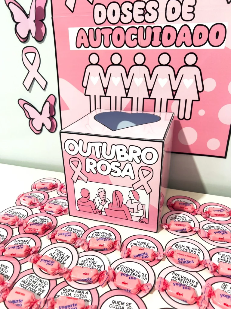 Cantinho Motivacional Outubro Rosa — foto 8