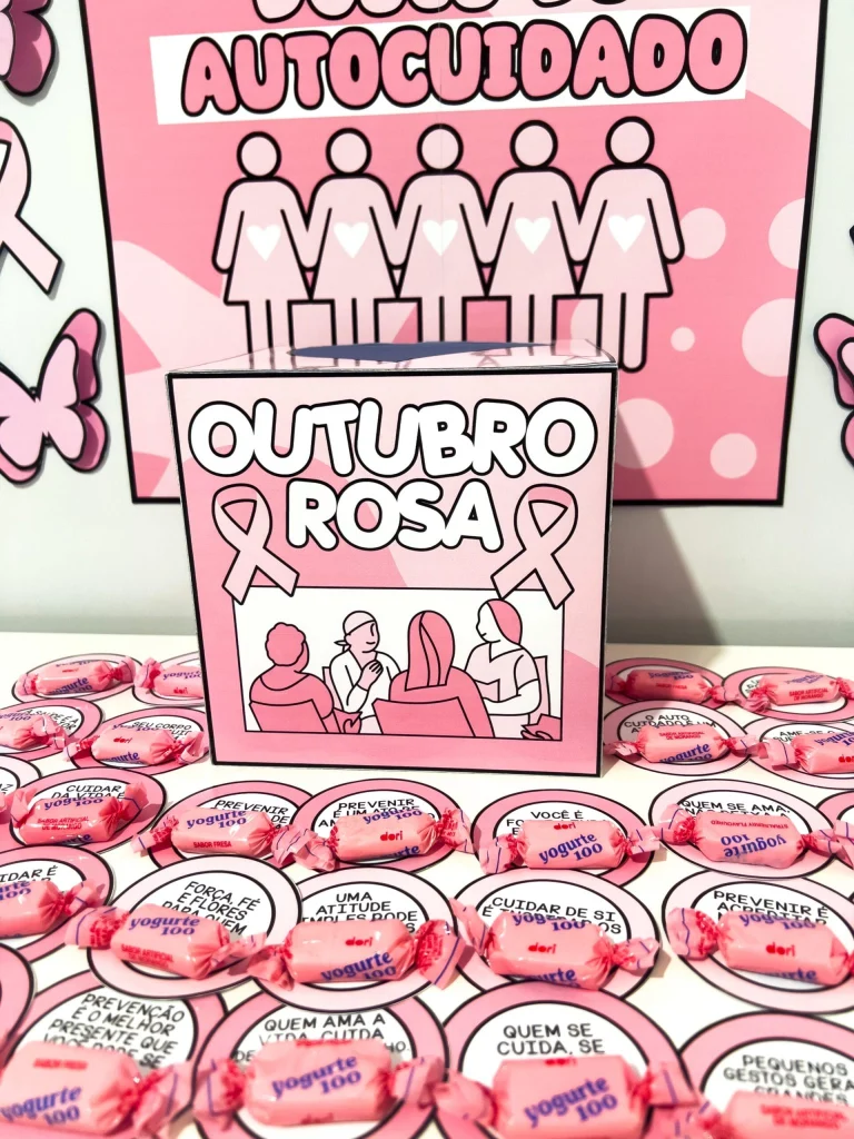 Cantinho Motivacional Outubro Rosa — foto 3