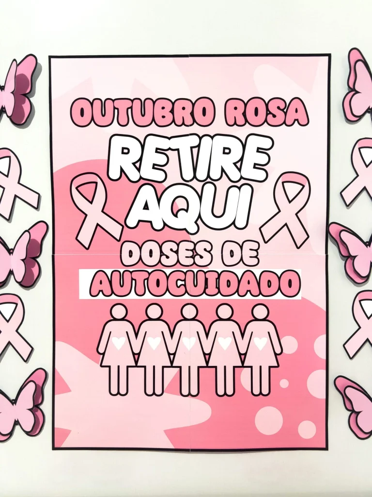 Cantinho Motivacional Outubro Rosa — foto 5