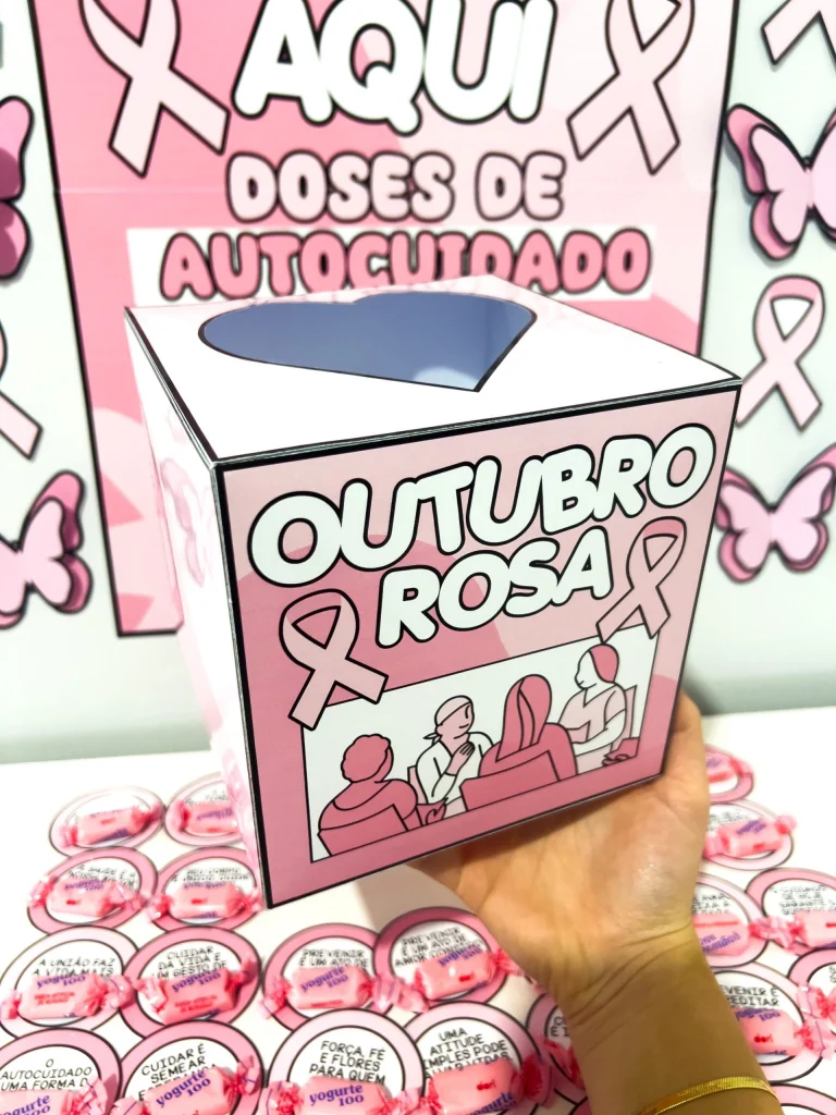 Cantinho Motivacional Outubro Rosa — foto 4