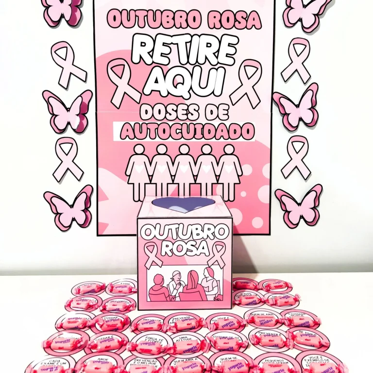 Cantinho Motivacional Outubro Rosa — foto 1