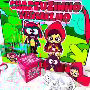 Kit Conto Chapeuzinho Vermelho